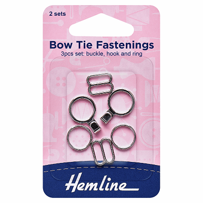 H469.N Bow Tie Set - Nickel..
